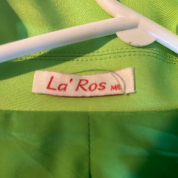 Dressed in Lala Neon Green Oversized blazer. - Picture 2 of 3